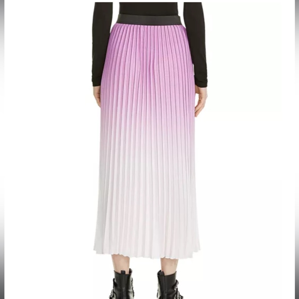 Maje Jonael Ombré Pleated Skirt. Size: 3 - Picture 2 of 10